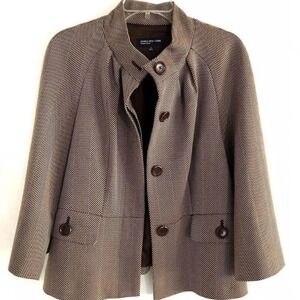 Preppy Vintage Jones‎ NY Peacot Blazer Style in a rich Brown Wool blend ✨